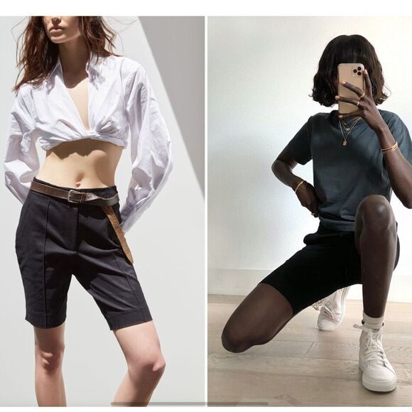 Thakoon Black Bermuda Short NWT Size 10 - Picture 3 of 7